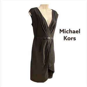 Michael Kors  dress, Black,  low neck. Size 10